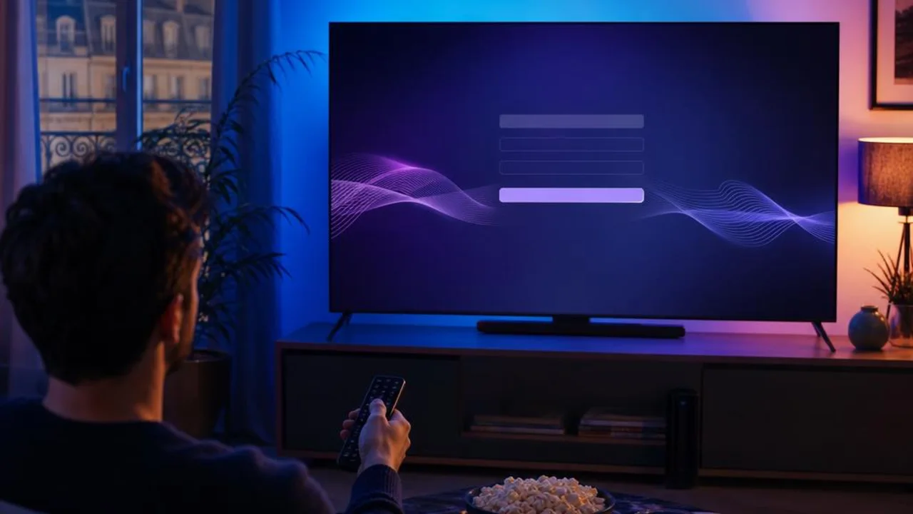 Activation d’un compte IPTV autorisé sur une Smart TV dans un intérieur français